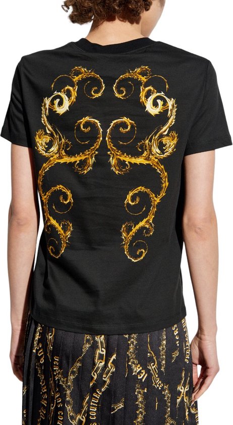 Foto: Versace couture dames t shirt zwart 77hah6p3 js424 g89