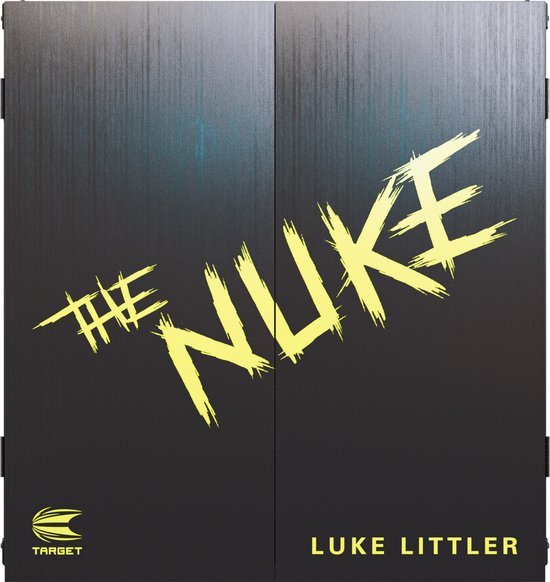 Target Luke The Nuke Littler Dartboard Cabinet Set - Dartkast van Target — afbeelding 3
