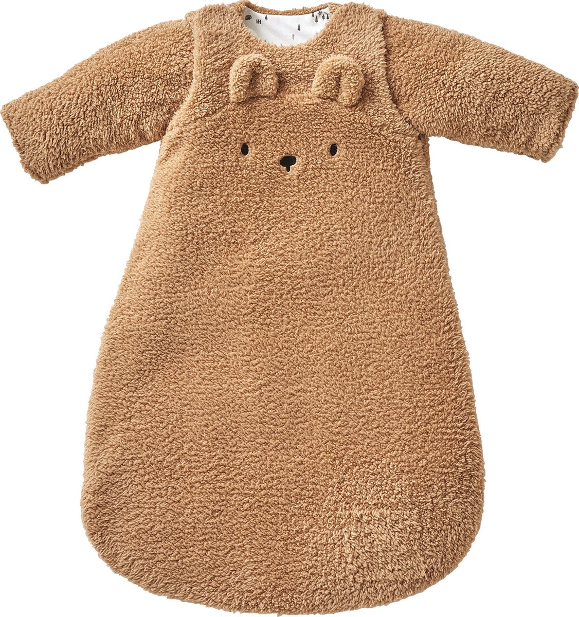 Vertbaudet Slaapzak Green Forest - baby - afneembare mouwen - beren