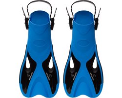 Atlantis Dolphin - Zwemvliezen - Flippers - Verstelbare Hielstrap - Voor Zwemmen & Snorkelen - Kinderen - Ocean/Zwart - 30-36