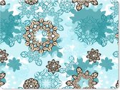 Muismat XXL - Bureau onderlegger - Bureau mat - Tiener - Mandala - Patronen - 80x60 cm - XXL muismat
