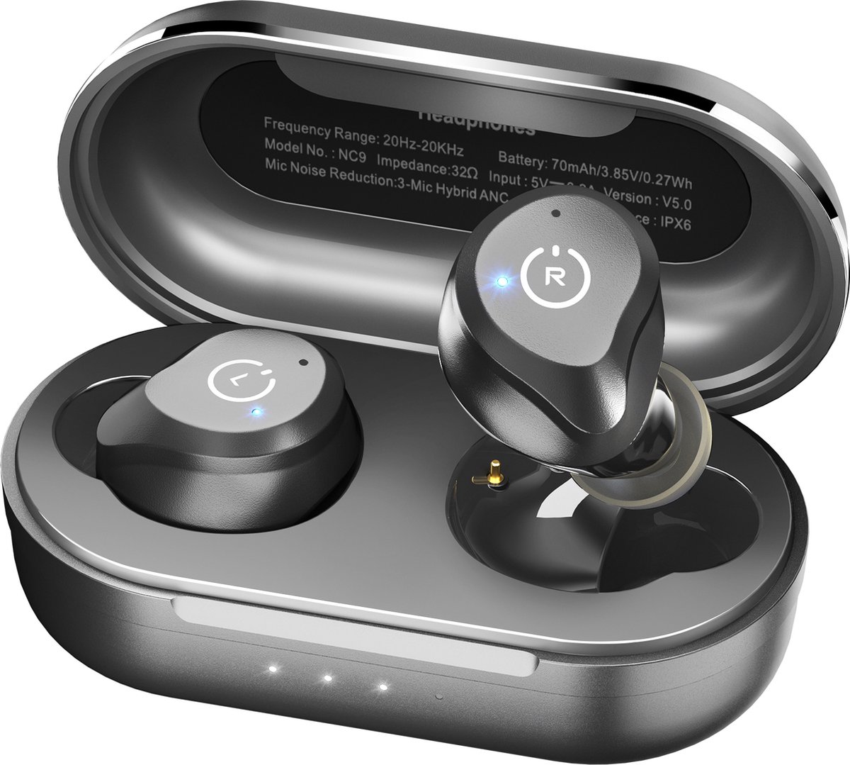 Tozo NC9 - Draadloze oordopjes - Bluetooth oordopjes - Noise Cancelling