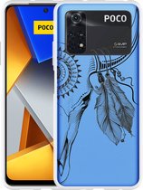 Xiaomi Poco M4 Pro Hoesje Boho Buffalo Skull - Designed by Cazy