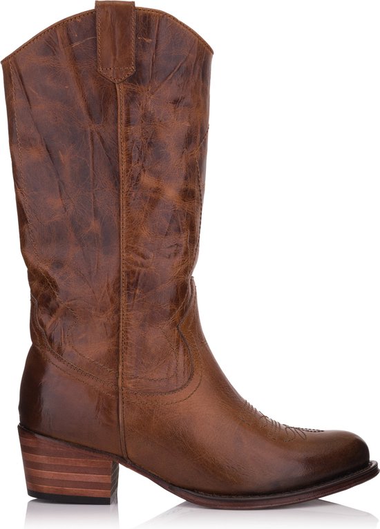 Omnio dulce cowboy laarzen tan leer
