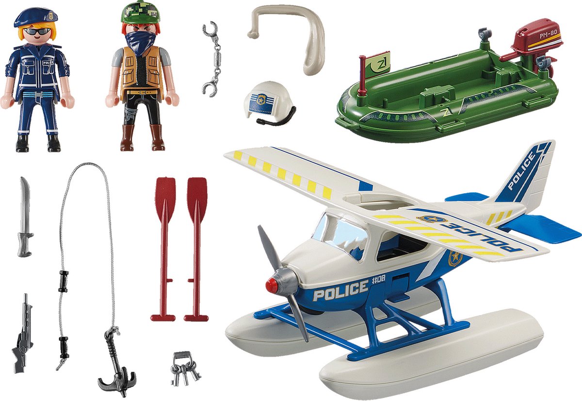 PLAYMOBIL City Action - Politiewatervliegtuig - 70779 — afbeelding 7