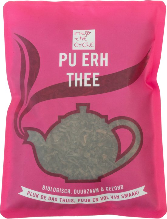 Into the Cycle Losse Thee - Pu Erh Thee Biologisch - Chinese Thee - 150 Gram Zak NL-BIO-01