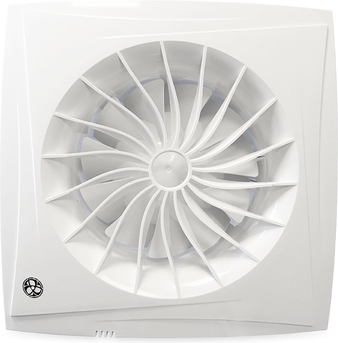 Badkamerventilator Blauberg Sileo - Ø 100mm - MET TIMER + VOCHTSENSOR (SILEO100H)