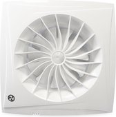 Badkamerventilator Blauberg Sileo - Ø 100mm - MET TIMER + VOCHTSENSOR (SILEO100H)