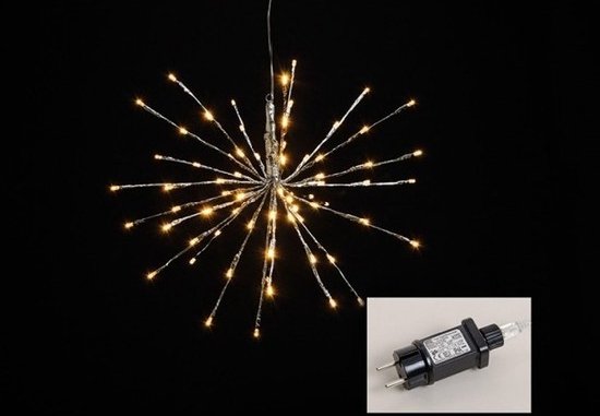 BURI LED draadster 60 cm met timer kerstdecoratie kerstster BURI LED draadster 60 cm met timer kerstdecoratie kerstster