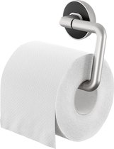 Tiger Cooper - Porte-rouleau papier toilette sans rabat - Acier inoxydable brossé / Noir