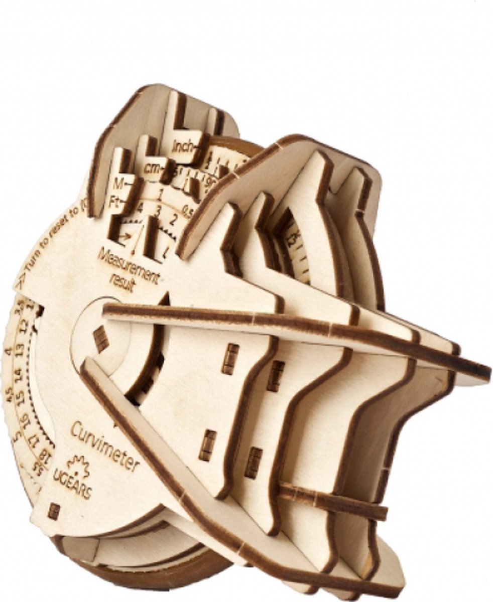 UGEARS Houten 3D Model - Stem Lab - Krommingsmeter — afbeelding 6