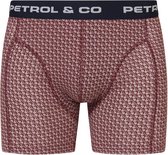 Petrol onderbroek – Petrol Industries – Boxershort Heren – Rood - Wit