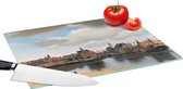 Glazen Snijplank - 39x28 - Vermeer - Stad - Oude meesters - Kunst - Snijplanken Glas