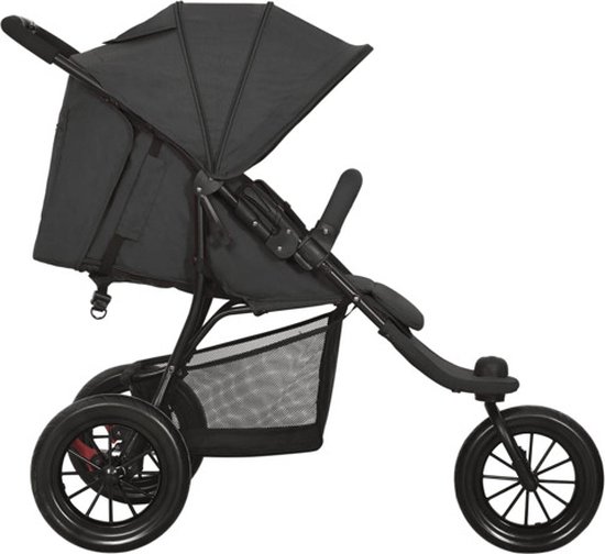 vidaXL - Kinderwagen - staal - antracietkleurig van Vidaxl — afbeelding 2
