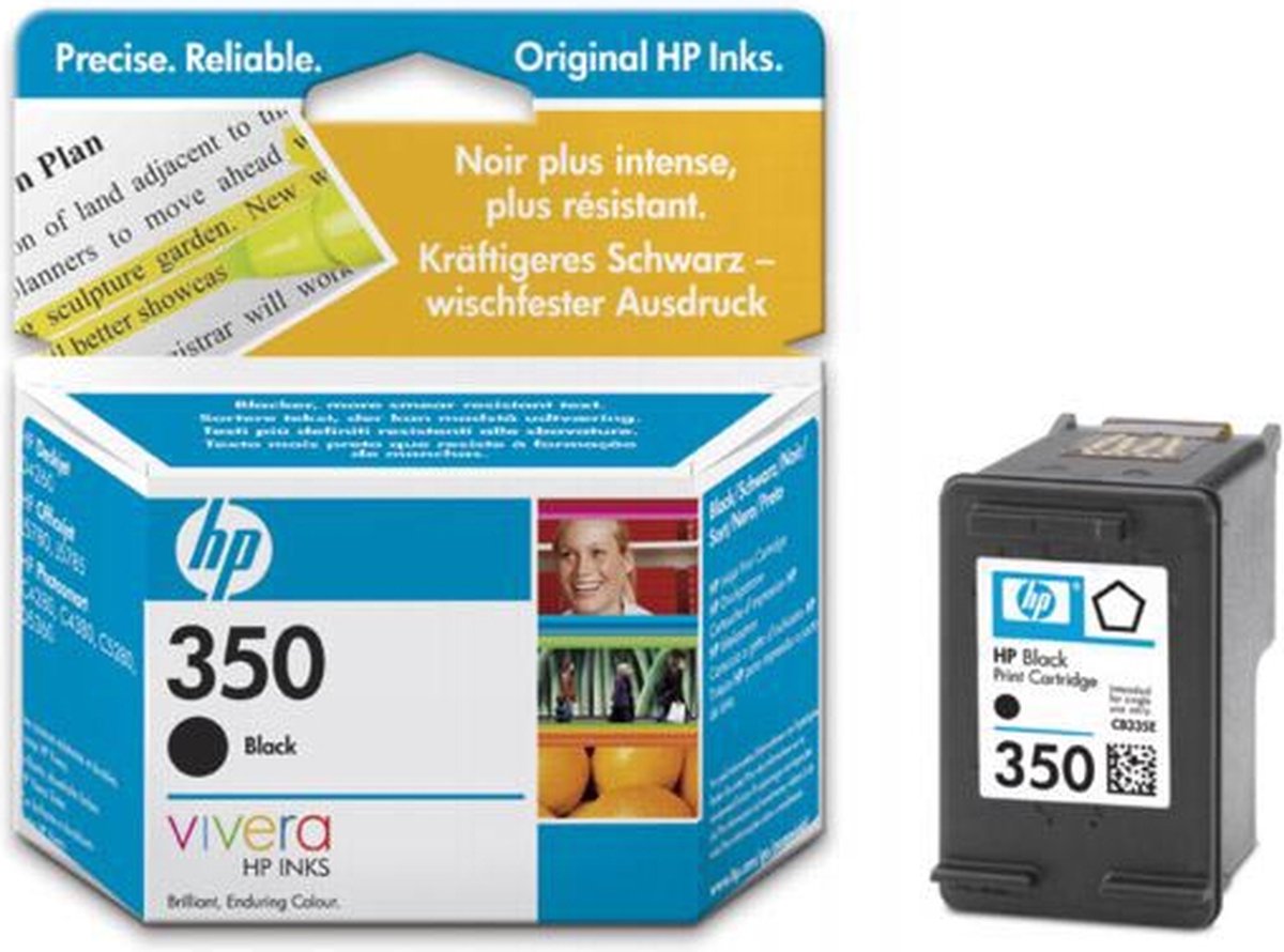 Manoeuvreren eindpunt Encommium HP 350 Inktcartridge - Black | bol.com