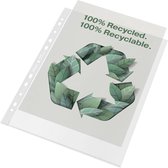 Esselte Recycle PP A4 Maxi PP Showtas - Gemaakt Van Extra Sterk 100% Gerecycled Plastic - 100x Transparante, Milieuvriendelijke Insteekhoezen - Duurzaamheid - Voor Thuiswerken - Ideaal Voor Thuiskantoor