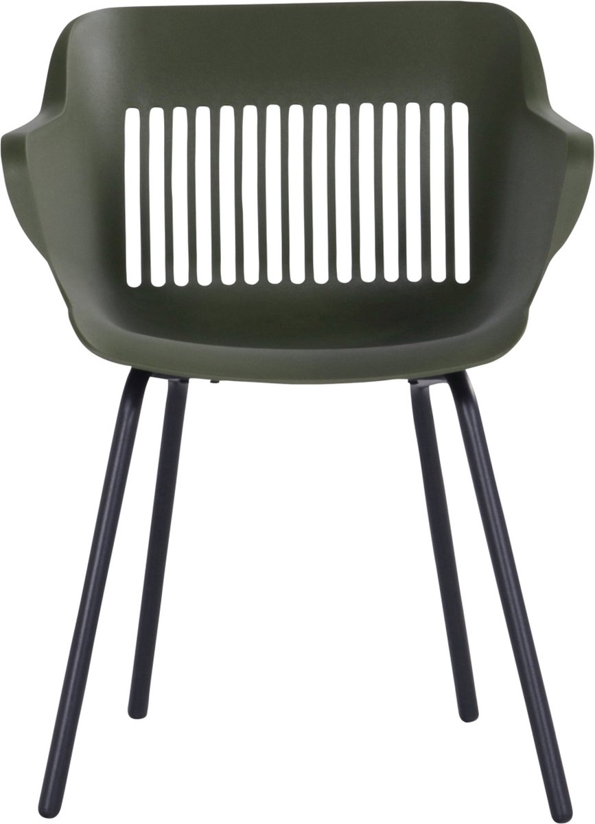 Hartman Jill Alu Rondo chaise de jardin - Set de 2 - Vert mousse