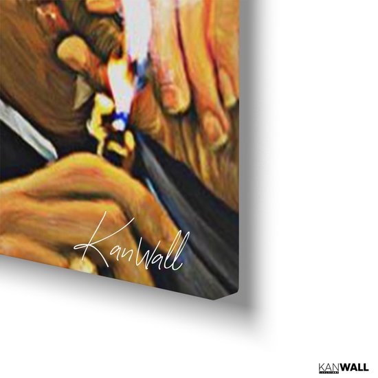 Peinture sur toile de Luxe Scarface | 60 x 90 | Salle de séjour | Chambre à coucher | Bureau | Musique | Design | Art | Moderne | ** 4 CM D'ÉPAISSEUR ! EFFET 3D**