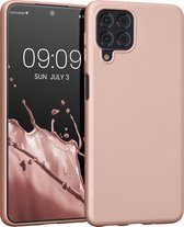 kwmobile telefoonhoesje geschikt voor Samsung Galaxy M53 5G - Hoesje voor smartphone - Back cover in metallic roségoud