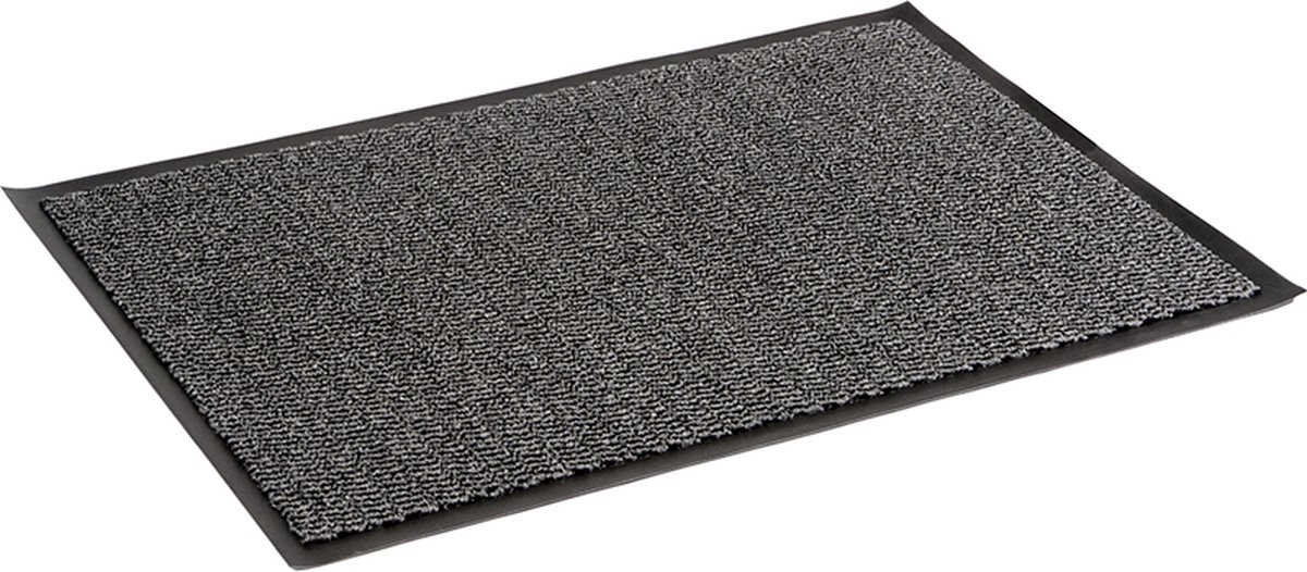 Rubbermagazijn Deurmat voor binnen 60 x 90 cm - Donkergrijs