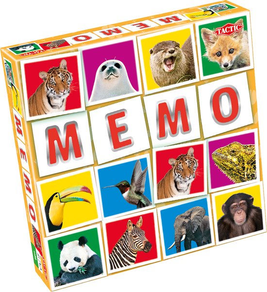 Tactic Memory - Kaartspel - Memo - Wildlife