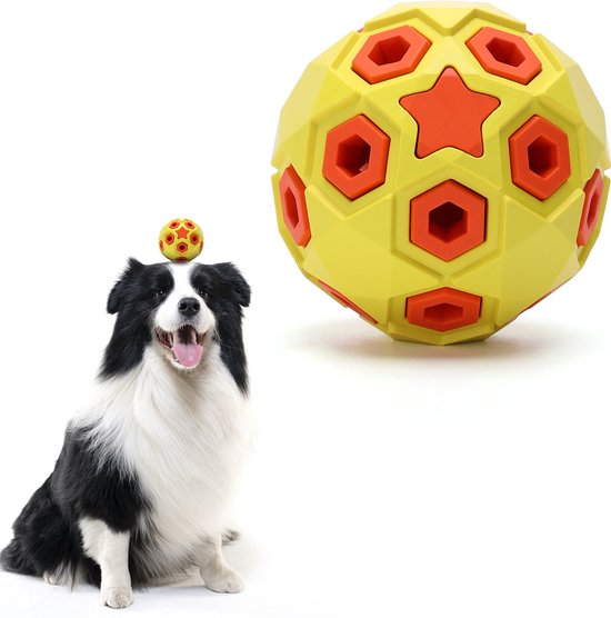 Nobleza Honden Bal - Honden Speelgoed - Hondenspeeltjes - Hondenbal - Hondenspeelgoed - Kauwspeelgoed - 8 cm