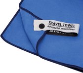 TravelSafe Microvezel Handdoek M – Blauw - 70 x 135 cm