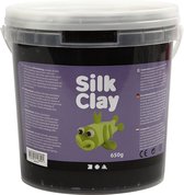 Silk Clay Silk Clay Zwart Boetseermateriaal 650 Gr 1 Stuk