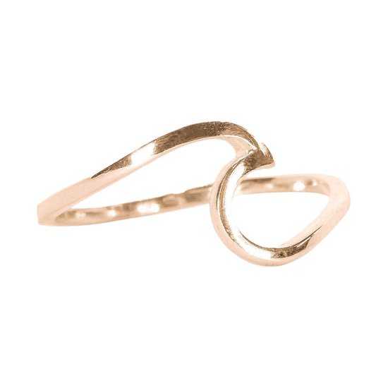 Puravida Pura Vida Wave Ring - Rose Gold