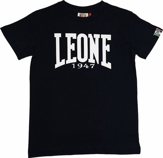 Leone Junior T-Shirt Navy Blauw Basic Extra Extra Small