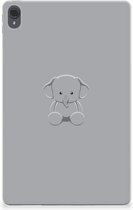 Beschermhoes Lenovo Tab P11 | P11 Plus Silicone Case Baby Olifant met doorzichte zijkanten