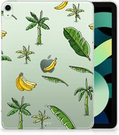 Hoesje iPad Air (2020/2022) 10.9 inch Backcover met naam Banana Tree met transparant zijkanten
