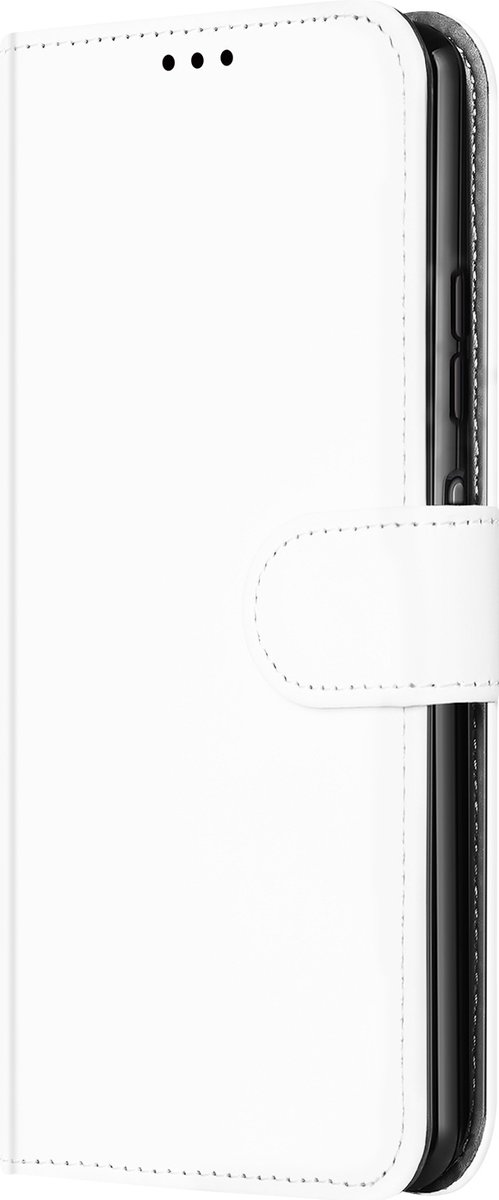 Book Case Telefoonhoesje voor de Nokia G50 Wit met Pasjeshouder