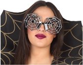 Halloween Halloween/horror spinnenweb bril voor volwassenen - Halloween verkleed accessoire