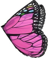 Roze vlinder vleugels voor kids