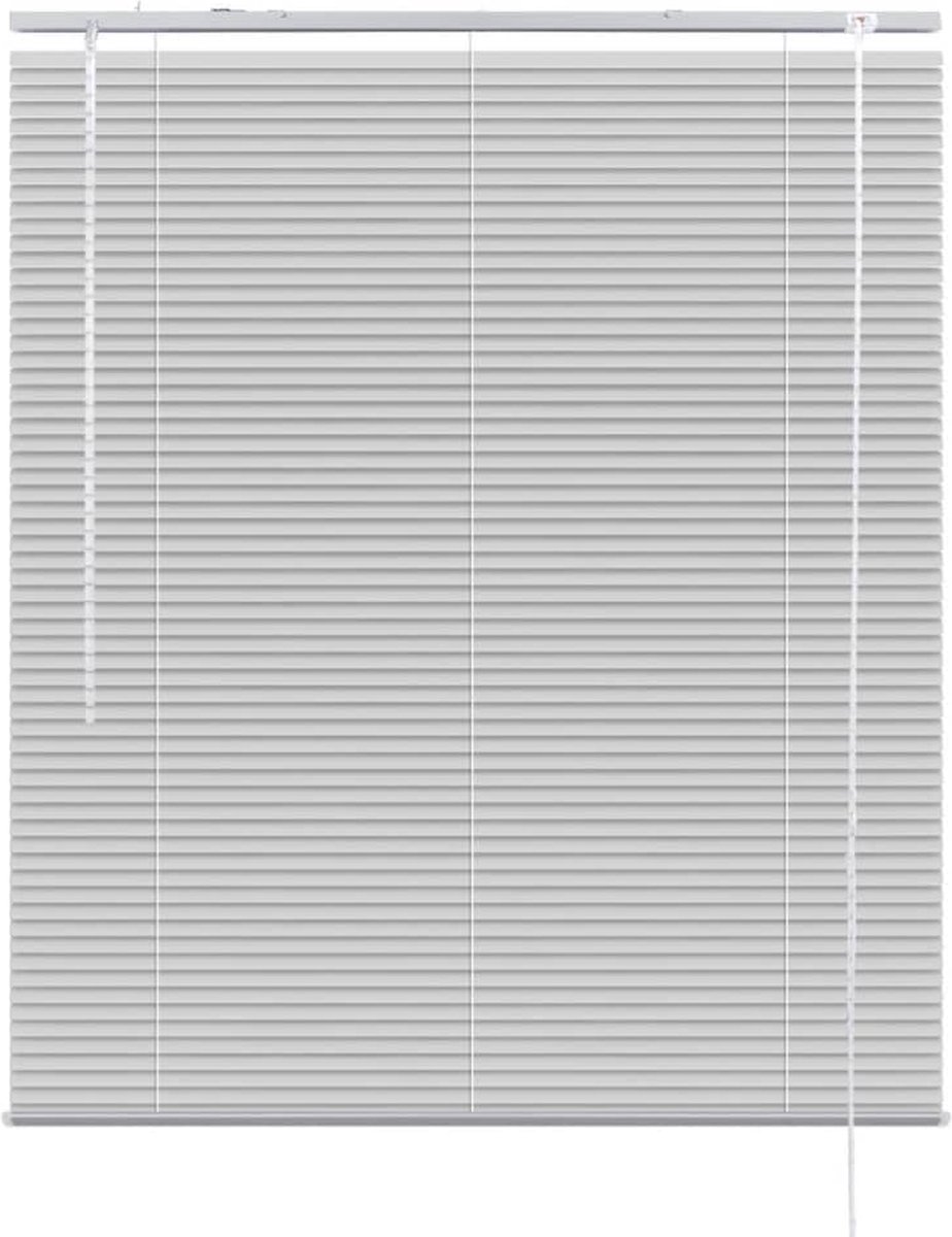 vidaXL Jaloezie Aluminium 120 x 175 cm Zilver