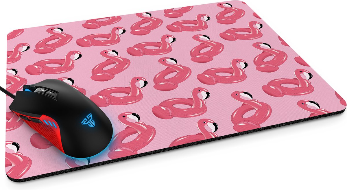 Muismat Gaming XXL - Inflatable Flamingos