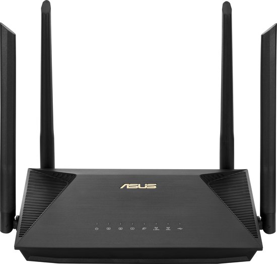 ASUS RT-AX1800U - Extendable router - 4G / 5G Router vervanger - WiFi 6 - AX1800