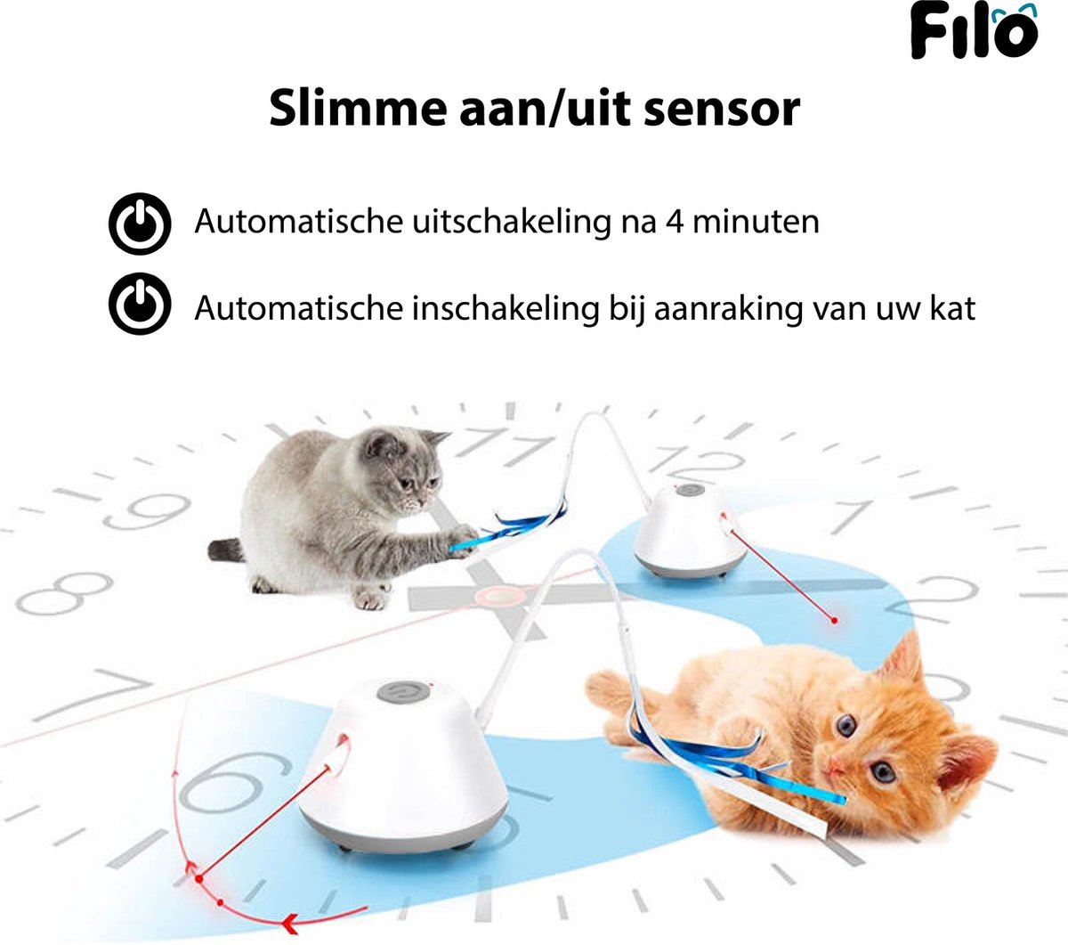 A-Motions Filo Elektrisch Kattenspeelgoed met Laser thumbnail 3