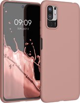 kwmobile telefoonhoesje geschikt voor Xiaomi Redmi Note 10 5G - Hoesje voor smartphone - Back cover in winter roze