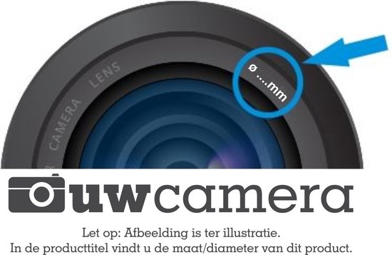 95mm UV Filter / Camera UV Lens filter - Uwcamera Huismerk