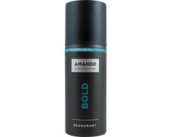 Amando - Deodorant Bold - 6 x 150 ml - Voordeelverpakking