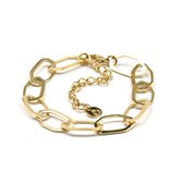Armband Delicate Chain Goud | 18 karaat gouden plating | Staal | Schakelarmband - 16 cm + 6 cm extra om te verlengen | Buddha Ibiza