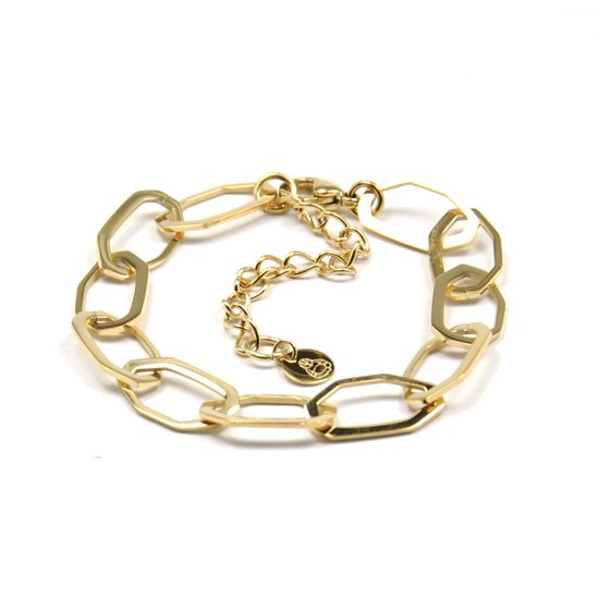 Armband Delicate Chain Goud | 18 karaat gouden plating | Staal | Schakelarmband - 16 cm + 6 cm extra om te verlengen | Buddha Ibiza