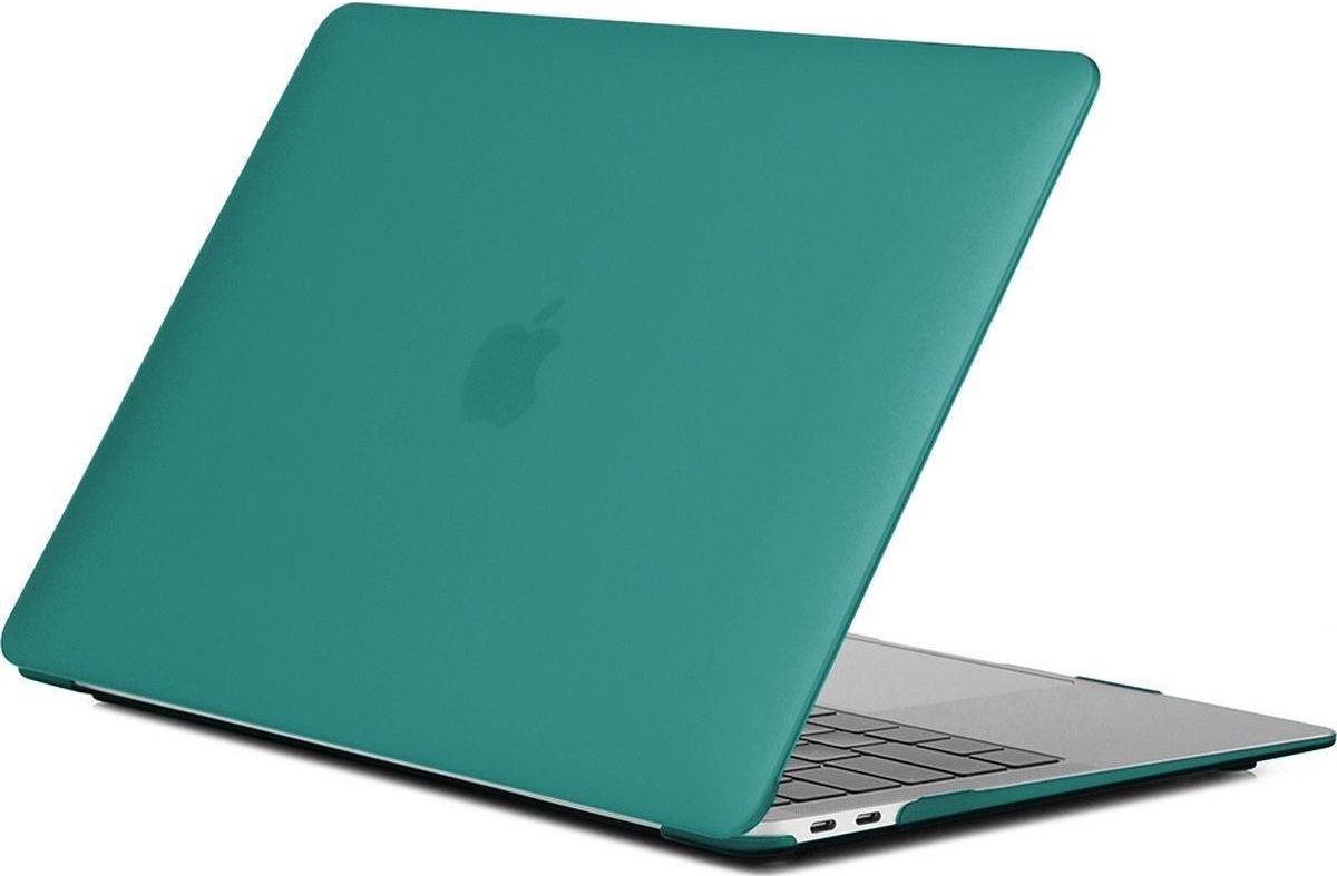 Mobigear Laptophoes geschikt voor Apple MacBook Pro 16 Inch (2021-2024) Hoes Hardshell Laptopcover MacBook Case | Mobigear Matte - Donkergroen - Model A2485 / A2780 / A2991 / A3186