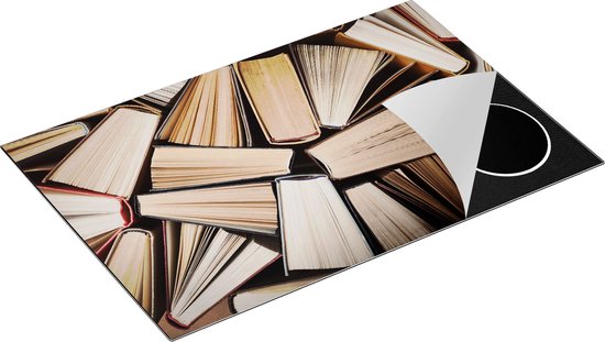 Chefcare Inductie Beschermer Boeken Bladzijdes bij elkaar - 80,2x52,2 cm - Afdekplaat Inductie - Kookplaat Beschermer - Inductie Mat