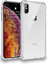 Smartphonica iPhone Xs Max transparant hoesje flexibel met stootrand / Siliconen / Back Cover