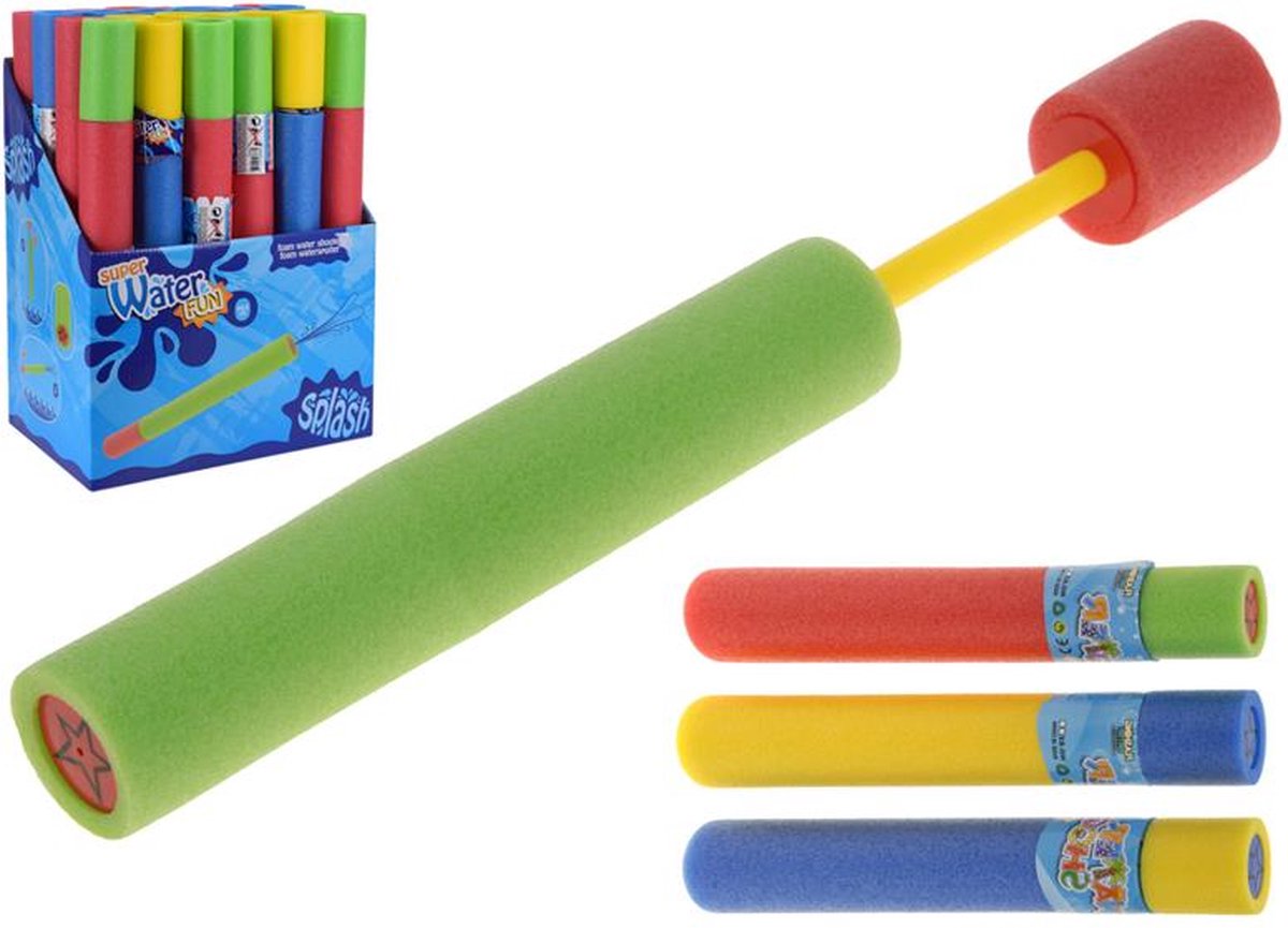Waterpistool van foam - 44 cm - buiten water speelgoed - spuit - kinderen - zwembad