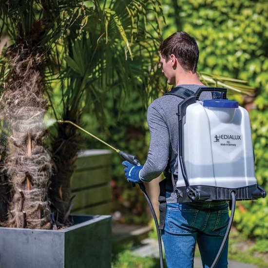 Edialux Rugsproeier 18 liter met drukmeter, Topaz 18 Drukspuit van Merkloos	 — afbeelding 4