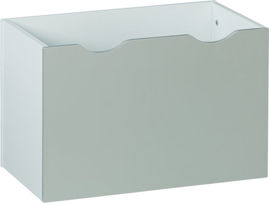 speelgoedkast 3 vakken - 70x50,5x28 cm - kinderkast op wielen - opbergkast kinderen